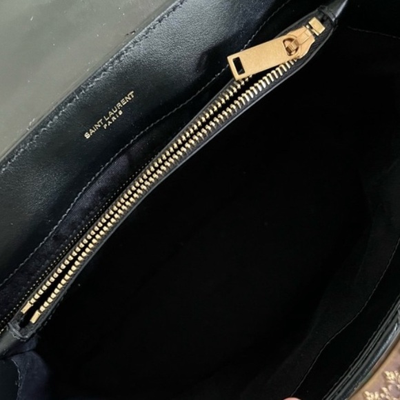 SAINT LAURENT LOULOU MATELASSE MEDIUM  QUILTED LEATHER SHOULDER BAG - Picture 6 of 16